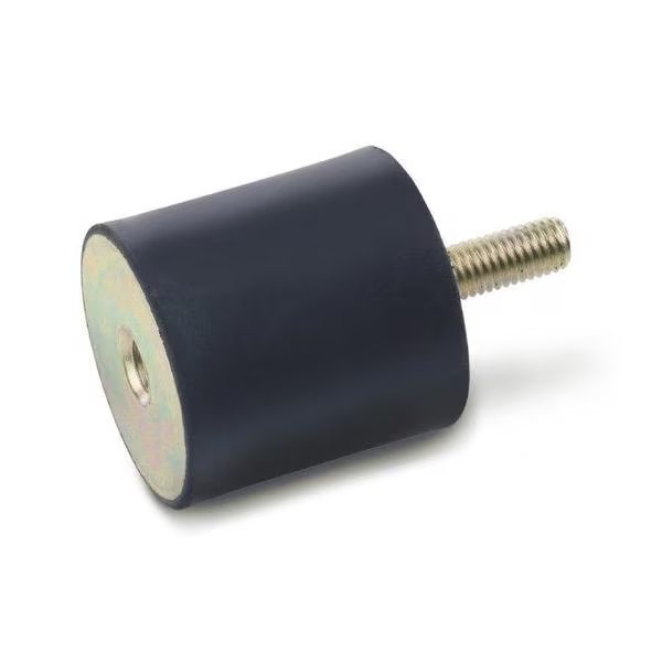 GN351.2-35-25-5/16X18-55 Rubber Bumper, 1 Tapped Hole and 1 Thrd Stud, J.W. Winco, Mfr#: 351.2-35-25-5/16-55